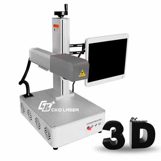 Macchina per marcatura laser a fibra 2D/2.5D/3D 50/60/100W per incisione su metallo Taglio dell'oro in rilievo nella caverna della medaglia